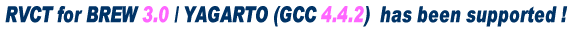 SophiaFramework UNIVERSE: GCC [ YAGARTO / GNUARM ] has been supported.