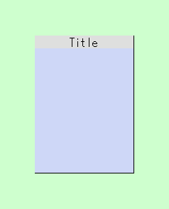 
Plain frame with a title[SFZTitlePlainFrame]
